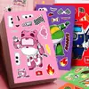 Novedad en Tienda24 24 pegatinas grandes de disfraces sin repetir con el Capitán América, Jet y Dodo, evocando recuerdos de la infancia