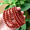 Pulseira de Ágata 6mm Vermelha Clássica Pulseira Contas Soltas Acessórios para Joias DIY Fornecimento Direto do Fabricante