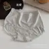 Calcinha feminina de renda floral retrô estilo francês, cintura média, que abraça o quadril, confortável, respirável, com forro 100% algodão, e design triangular de alta elasticidade