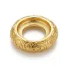 Artesanía Fina Anillos Corredizos Chapados en Oro Plata 925, Aros Cerrados, Pulseras de Joyería, Accesorios DIY, Materiales para Tejido de Cordón, Materiales Hechos a Mano