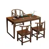 Nuevo Juego de Mesa de Té y Sillas de Madera Maciza China Mesa de Té Simple para Balcón Pequeño Escritorio de Oficina Mesa de Té Pequeña para el Hogar