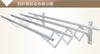Estante secador plegable de aleación de aluminio para exteriores de tres y cuatro postes, engrosado, al por mayor, para secar ropa, balcón
