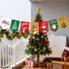Decoração de Natal bandeira de papel dos desenhos animados Natal Natal cena de Natal atmosfera layout Bandeira de papel de Natal