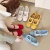 Sapatos femininos que aumentam a altura, coleção nova primavera-verão 2026, adequados para combinar com saias, sapatos Mary Jane, estilo balé de fada, sapatos de festa, mocassins