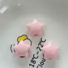Cor Doce Brilhante Tamanho Pequeno Estrela Pentagonal Grampo de Cabelo Headwear Capa de Celular Acessórios de Resina DIY Material de Cola de Creme Lote
