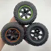 1:12 Neumáticos de Rueda de Alta Velocidad para Modelo de Vehículo Todoterreno de Tracción en las Cuatro Ruedas de 115 mm Accesorios de Rueda Piezas de Modificación y Mejora DIY Rueda de Juguete con Control Remoto