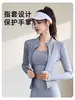 Lulu Chaqueta Deportiva para Correr al Aire Libre Alta Elasticidad Secado Rápido Ropa Deportiva Yoga Corte Ajustado Ropa de Fitness para Mujer Dropshipping