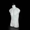 Peça de Modelo Masculino Peça de Peito Masculina Roupa de Banho Peça de Cabide de Modelo Plástico Cabide de Exibição de Terno Pronto para Vestir Preto e Branco