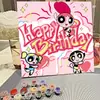 Pintura acrílica dibujos animados infantiles hecho a mano diy pintura al óleo digital pintura al óleo al por mayor verano graffiti decoración para colorear pintura para colgar