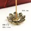 Palito de Incenso Flor de Lótus Ouyue Palito de Incenso Liga Flor de Lótus Queimador de Incenso Poroso Assento de Incenso Doméstico Buda Zen Queimador de Aromaterapia