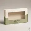 Caixas com visor impressas em cores prontas para e-commerce, caixas personalizadas coloridas de avião, formato retangular, atacado direto da fábrica de origem