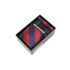 Caja de Regalo para Corbata Ropa Formal para Hombre Negocios de Gama Alta Boda Festividad Corbata de Seda de Poliéster Hecha a Mano de Gama Alta Corbata Personalizada para Hombre