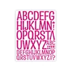 Pegatinas de Letras de 1+ 2 pulgadas Vinilo Impermeables Autoadhesivas Regalo Diario Pegatinas de Letras