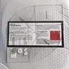 Régua de Patchwork para Costura DIY de Acrílico com Formato Vazado, Gabarito de Costura, Régua de Patchwork para Quilting, Ferramenta de Borda para Patchwork, Conjunto de 6 Peças