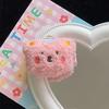 Outono e inverno Nova imitação de cabelo de cordeiro urso grampo de cabelo de pelúcia dos desenhos animados franja clipe lateral clipe bonito japonês e coreano headwear crianças do sexo feminino