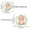 Pegatinas de pared de familia de animales lindos de oso madre y sus hijos de Amazon transfronterizo
