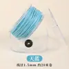 Cuerda Redonda Encerada en Caja para Manualidades Tejido a Mano Cuerda para Collar Cordón No Descolorante Cuerda de Cera para Pulsera Cadena para Colgar