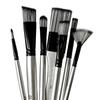 Pincel de gouache de nailon con 9 varillas de madera para manualidades, acuarela, acrílico y óleo, disponible en stock.
