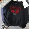 Sudadera con capucha de manga larga y bolsillo para niña, talla europea, 2000 Cherry Love, sudadera gótica divertida para mujer