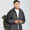 Ropa de Carga para Exteriores Tres en Uno Mono de Dos Piezas para Hombres y Mujeres Chaqueta Gruesa Cálida de Forro Polar