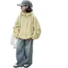 Chaqueta de Primavera y Otoño para Niñas 2026 Nueva Casual Estilo Coreano con Capucha Simple Cortavientos Ropa Infantil Transfronteriza