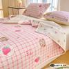 Algodón Puro Algodón Cubrecama Pieza Única Clase A Grado Materno e Infantil Universal Cuatro Estaciones Sábana de Cama Tatami Persona Juego de Tres Piezas Cubrecama de Algodón Acolchado 3