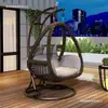 Cadeira de Balanço Suspensa Interna Cadeira Suspensa de Varanda Rede de Lazer Balanço Duplo Externo Cadeira Suspensa de Pátio Cadeira de Rattan