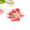 Nuevos Accesorios de Venta Caliente Impresos para el Día de la Madre Oso de Amor Tema de Flores Decoración Decoración Festiva Material de Decoración
