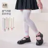 Nuevas Calcetines Altos Largos de Algodón Fino de Malla de Verano para Niñas, Calcetines hasta el Muslo o la Rodilla de Encaje de Princesa para Niños, Antimosquitos