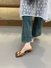 Primer Encuentro Sandalias de Verano para Mujer al Aire Libre con Lazo de Lunares Estacional Francesas 2026 Nuevas Sandalias de Vestir para Vacaciones Chanclas de Cuña