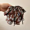 Nuevo Estilo Tela Floral Lazo Pinza para Cola de Caballo Accesorio para el Cabello Elegante Pasador para Medio Recogido Adorno para el Cabello
