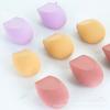 Nueva Esponja para Pudín Pequeña de 3 Caras, Beauty Blender de 2 Caras para Fijar Maquillaje y Corregir, Esponja para Polvo Seco