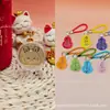 Pingente pequeno de ouro puro 999 "Flor Rica", série de ornamentos pendentes em formato de cabaça com cordão para pendurar, um presente promocional para lojas de ouro