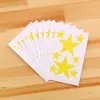 Adesivo de estrela de cinco pontas multi-tamanho adesivo de estrela colorida adesivo de recompensa para crianças adesivo para roupas