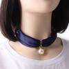 Collar Coreano Bufanda de Perlas Bufanda Corta para Clavícula Accesorios de Ropa Bufanda para el Cuello Bufanda para Mujer