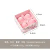 Vela Perfumada de Fresa Regalo de Año Nuevo Cera de Soja Linda Creativa Hecha a Mano Forma Realista Vela Aromática Caja de Regalo