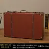 Maleta Vieja de Cuero Estilo Británico Maleta de Mano Estilo Europeo Maleta de Viaje Caja de Almacenamiento Maleta de Equipaje Maleta de Mano Accesorio Decorativo