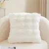 Fundas de almohada de felpa estilo francés más vendidas transfronterizas, diseño minimalista, adecuadas para sofás, dormitorios y decoración del hogar, fundas de cojín de color liso, disponibles para venta al por mayor