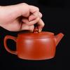 Tetera Hanwa de Arcilla con Cáscara de Naranja Hecha a Mano Tetera Auténtica de Arcilla Púrpura Juego de Té Tetera de Arcilla Púrpura con Asa para Uso en Casa Tetera Fengming B8