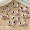 Botones Cerámicos de Cachorro Manchado de Dibujos Animados Animales Hechos a Mano DIY Cuentas para Manualidades Cuentas Espaciadoras Colgante Accesorios para Ropa Materiales Accesorios