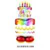 Tema de Cumpleaños Dibujo Animado Extraterrestre Negro y Dorado Oso de Cumpleaños Pastel Decoración de Fiesta Globos de Papel de Aluminio Venta al por Mayor Nuevo Diseño Lindo