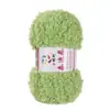 Bola de lana de 100 g con bucle de terciopelo para tejer a mano, ideal para hacer gorros, bufandas y muñecas.
