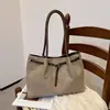 Bolso bandolera versátil plisado estilo coreano, nueva tendencia de moda 2026, bolso de hombro retro, bolso tote para el trabajo, bolso de mano