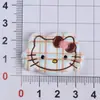 Gato de Acrílico Lazo Agujero en Forma de Corazón Accesorios para Zapatos Piezas para DIY Pasador Materiales Hechos a Mano Pegatinas para Funda de Teléfono