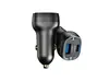 Carregador de Carro Pd 38W Carregador de Carro Pd+Qc3.0 Linha Dupla Carregamento Rápido Anel de Luz de Atmosfera LED Acendedor de Cigarros do Carro