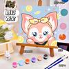 20*20 Desenho Animado Pintura a Óleo Digital DIY Colorir Pintura Decorativa Genshin Flor Pintura a Óleo Pintura a Óleo Digital Infantil Atacado