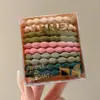 Gomas para el Cabello de Colores para Niños, Bandas Elásticas que no Dañan el Cabello, Cuerdas Elásticas de Alta Elasticidad para Coletas para Niñas y Niños Pequeños