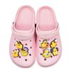 Patito Amarillo Lindo de Goma Suave de PVC Hebilla Decorativa Desmontable para Zuecos, Dijes para Zapatos, Accesorios de Bricolaje Transfronterizos en Stock
