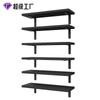 Estante de Almacenamiento de Pared Estante de Almacenamiento para Baño Cocina Estante de Almacenamiento de Pared de Madera Maciza Partición Flotante Estante Colgante de Pared de Hierro