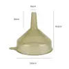 Funil Grande de Plástico com Boca Larga, Transparente e Espessado, para Uso na Cozinha, Adequado para Dispensar Álcool e Líquidos, Funil Universal